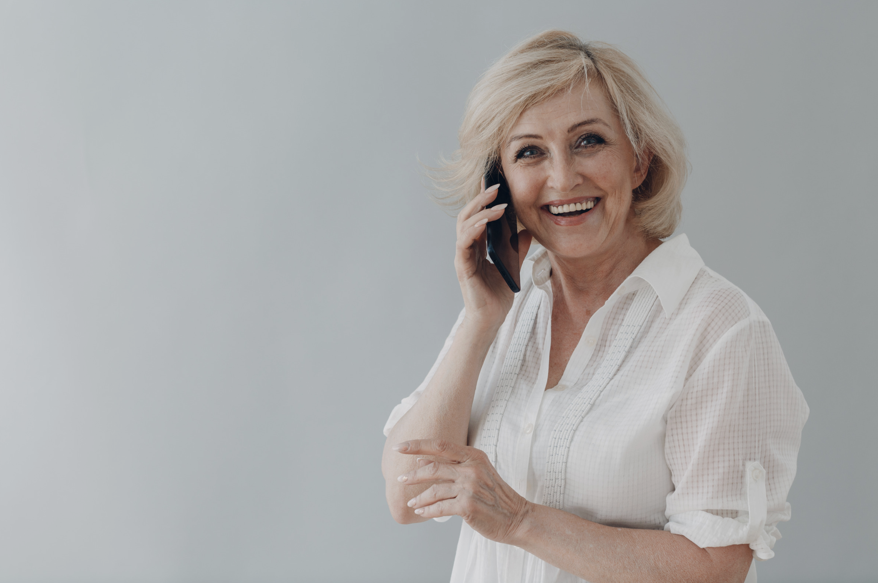 Patient receiving connected care support